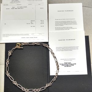 David Yurman Two - Tone Figaro Necklace